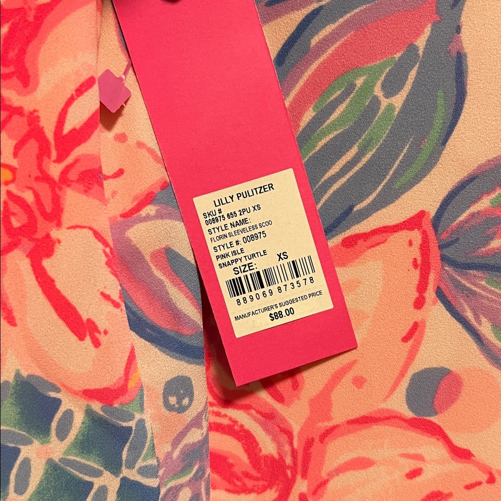 Lilly Pulitzer Florin Scoop Tank Top - Picture 7 of 8